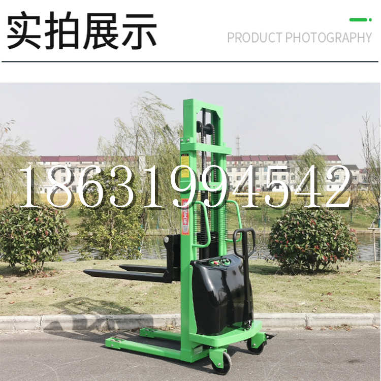 仁布县电动叉车堆高车液压铲车电瓶1吨2吨站驾步行式小型全自动叉车